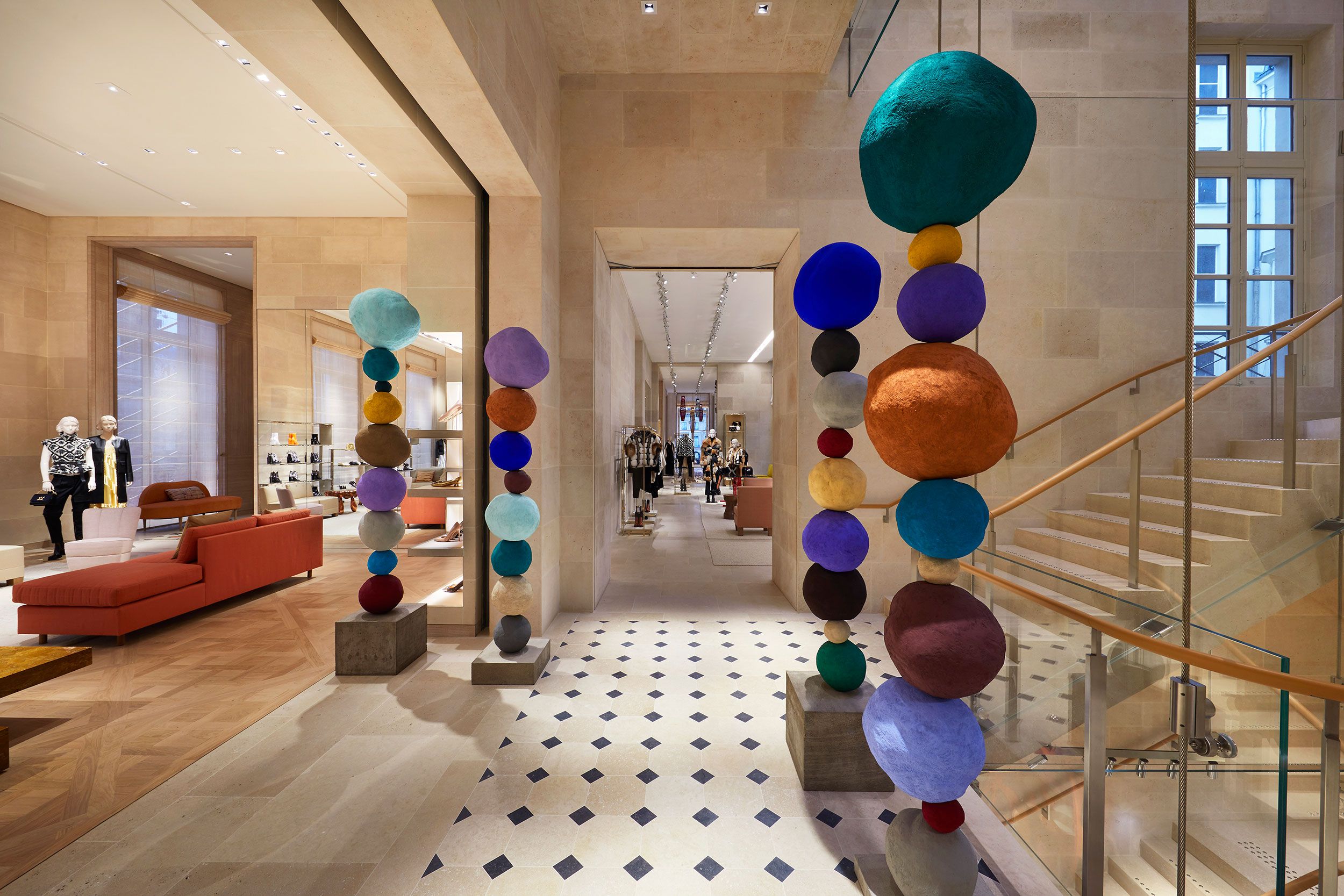 Peter Marino Melds Understated and Chromatic at Maison Louis Vuitton New  Bond Street  Interior Design